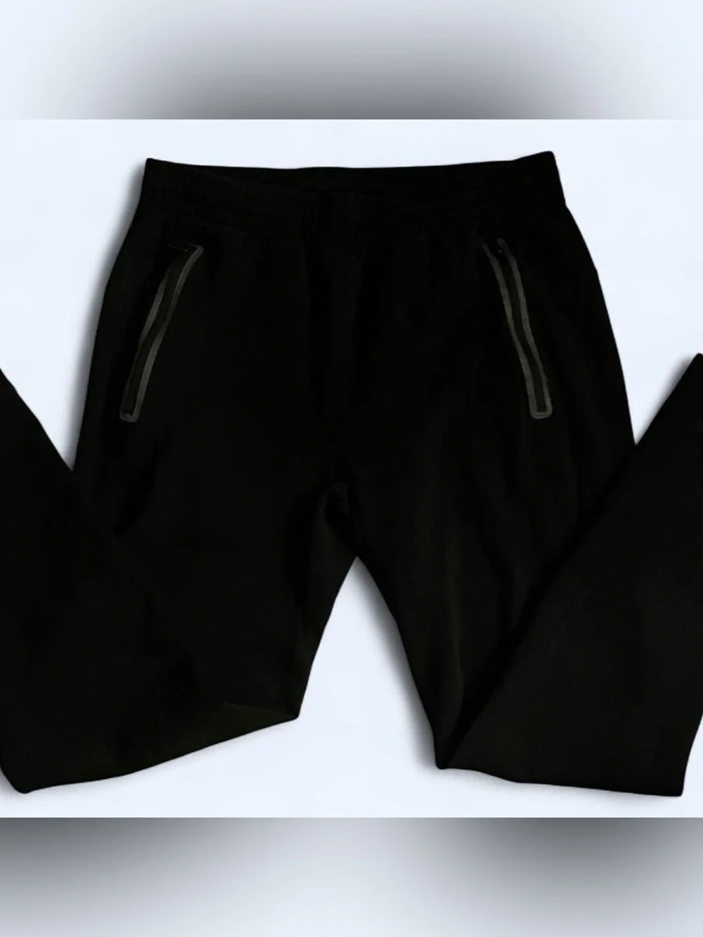 Old Navy Active Black joggers with zipper pockets, size Medium